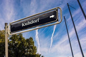 Schild 110 - Kuhdorf
