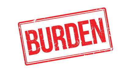 Burden rubber stamp