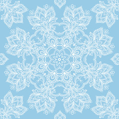 Lace vector design. Old lace background, ornamental flowers. Floral background.