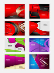 Vector brochure template design
