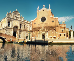 Fototapeta na wymiar Santa Maria Gloriosa dei Frari at Venice, Italy