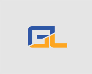 GL letter logo
