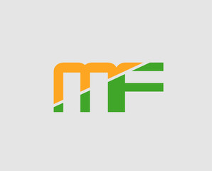 MF company group linked letter logo
