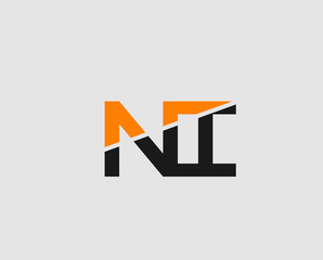 N and i logo vector
