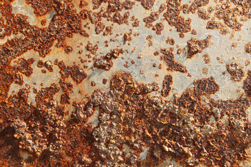 texture of rusty metal