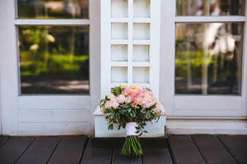 Wedding bouquet. Bride's flowers