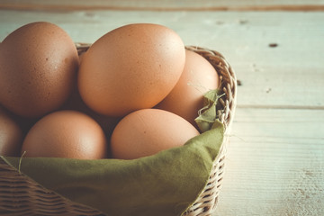 egg  with filter effect retro vintage style