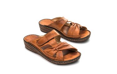 Womanish shoes isolated