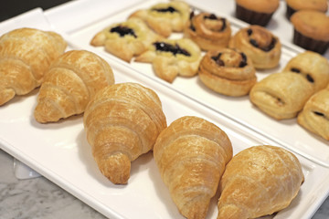 fresh baked croissants