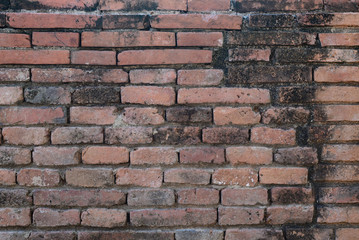 Old brick wall texture background.