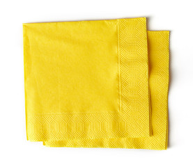 Fototapeta na wymiar yellow paper napkins