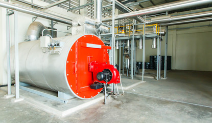 Gas steam boiler