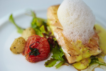 サーモンステーキ