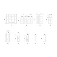 Door vector set