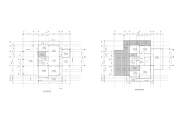 Obraz premium Architecture plan drawing