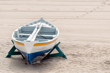 Boat on the sand