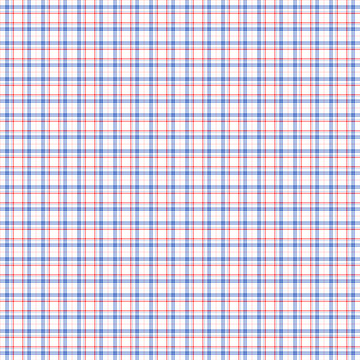 Red, blue and white plaid background