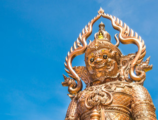 Fototapeta na wymiar Giant Buddha in Thailand