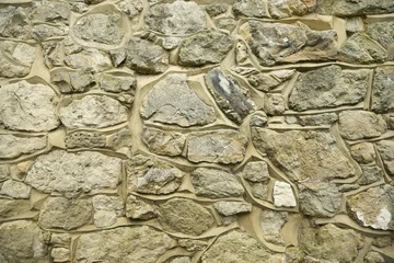 Crédence de cuisine en verre imprimé Pierres Old stone cottage wall texture