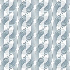 Seamless patterns with abstract decorative ornament.