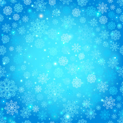 Set of snowflakes. Vector illustration