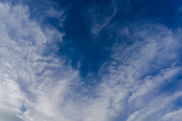 background of clouds and blue sky