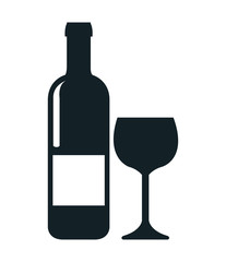 wine shop template isolated icon design, vector illustration  graphic 