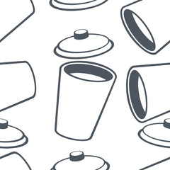 Pattern Glass Panel Cartoon