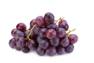 grapes isolated on over white background