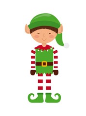 elf icon. Merry Christmas design. Vector graphic