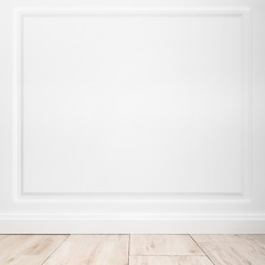 Abstract square empty interior background