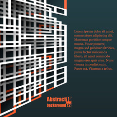 Abstract background with geometric pattern. Eps10 Vector illustration