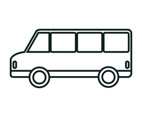 bus icon over white background isolated  design, vector illustration  graphic 