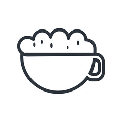 delicious coffee  isolated icon design, vector illustration  graphic 