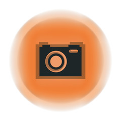 camera  watercolor isolated icon design, vector illustration  graphic 