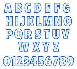 Buchstaben Babybeschrifttung