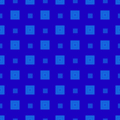 Turquoise square geometric seamless pattern
