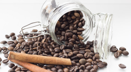 coffee on an isolated white background