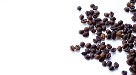 coffee on an isolated white background