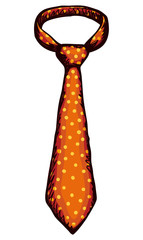 Tie. Vector drawing