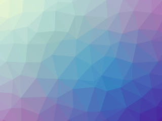 Purple blue gradient polygon shaped background