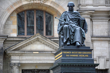 Friedrich August I. von Sachsen, Denkmal in Dresden