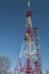 Television tower, bottom view