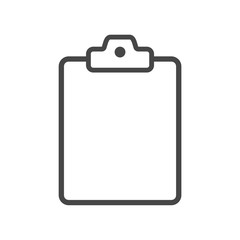 Check List isolated flat linear icon