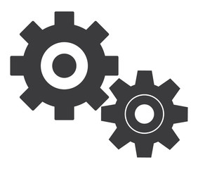 Settings icon. Gear symbol