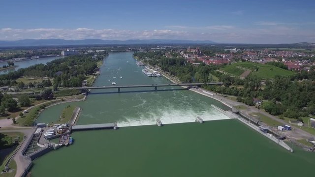 Rhine Breisach Kaiserstuhl Germany