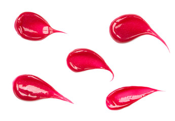 Lip gloss isolated on white