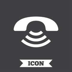 Phone sign icon. Support symbol.