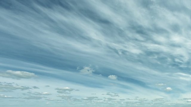 Video 1080p - Stratus and cumulus clouds in the heavenly timelapse