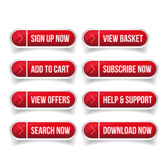 Call-To-Action Buttons vector